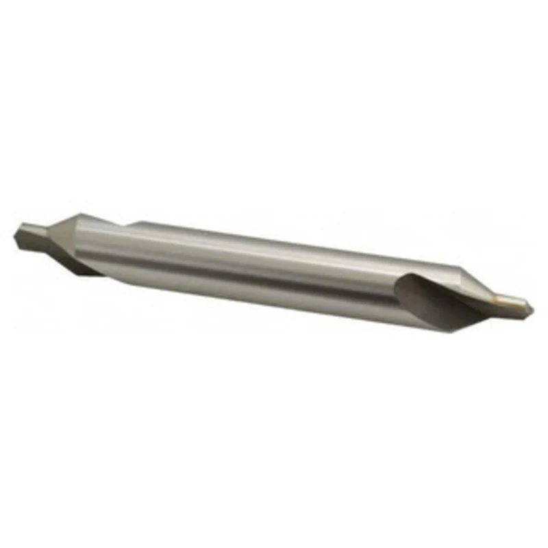 Interstate HSS 60 Combined Drill & Countersink, Long Plain Type, Size #8, 6 Overall Length - 43-266-6